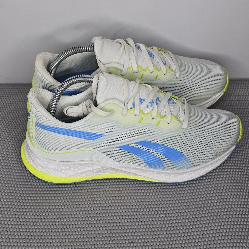 Men's‎ Reebok Floatride Energy Symmetros, Size 7, Opal Glow/Blue/Acid Yellow